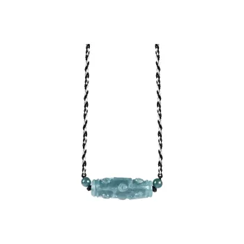 Emerald Glutinous Jade Jadeite Necklaces Unisex