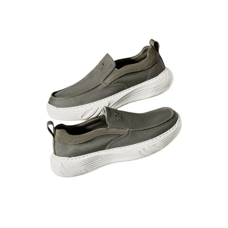 CAMEL Anti Slip And Wear Resistant Height Increasing Low Top Casual Shoes Men's-4