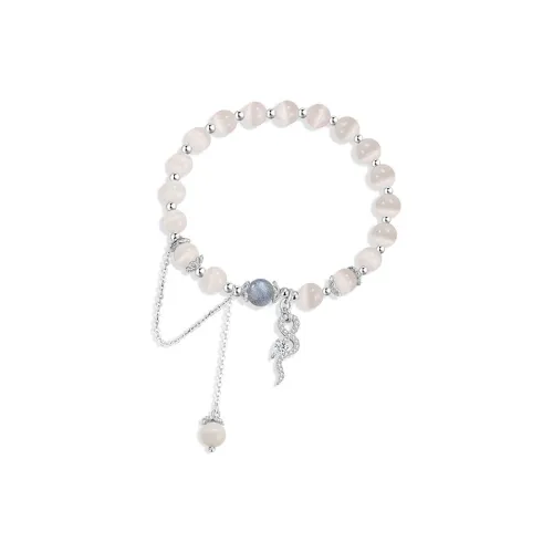 TUTAE Glass Cat Eye Jade Bracelets Women's