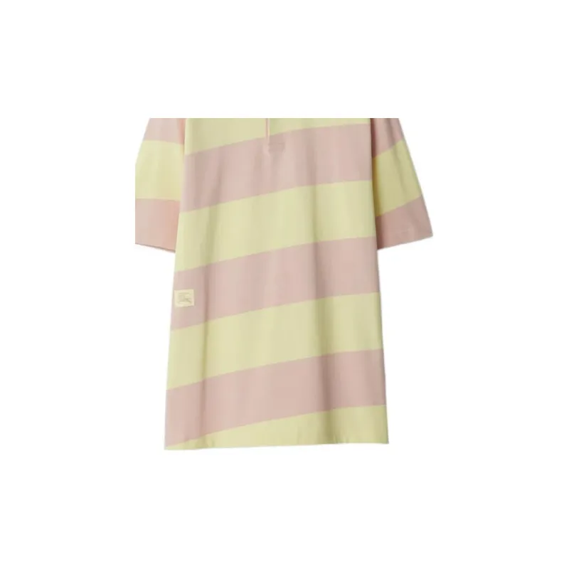 Burberry Striped Short Sleeved Polo Shirt-4