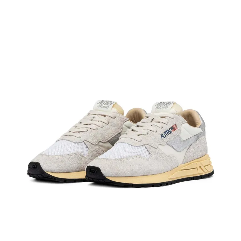 AUTRY Reelwind Low White Silver Women's-1