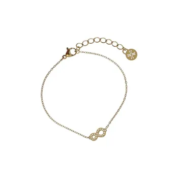 ANARTXY Zirconia Bracelets Women's Gold/Silver