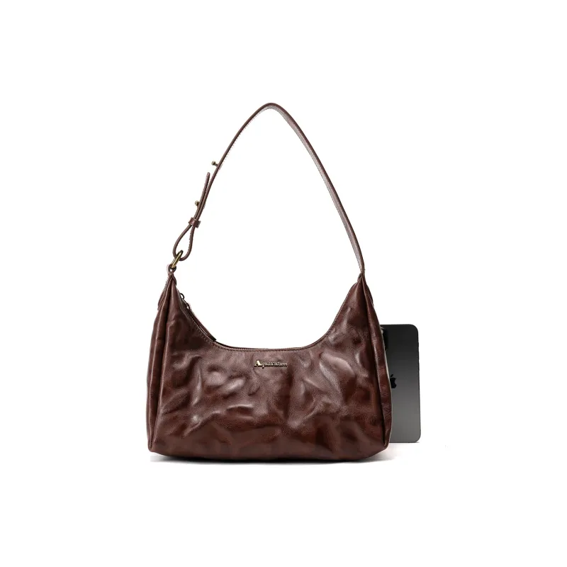 AQUASCUTUM Cow Leather Shoulder Bag Women's Multicolor-12
