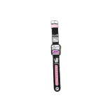 Denim Embroidery Kitten-Black Pink