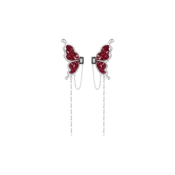 ZEGL Zircon Clip On Earrings Women's