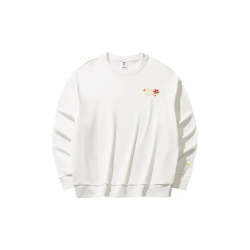 Anta Good Things Happen Sweatshirt Women's Ivory White