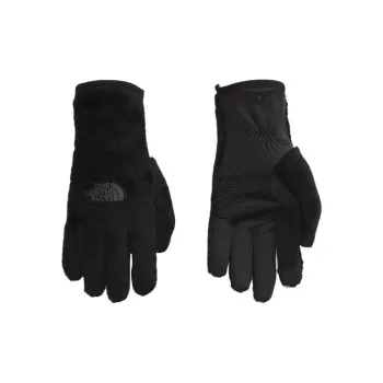 THE NORTH FACE High Pile Silicone Resin Gloves Women's Black
