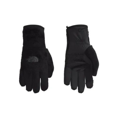THE NORTH FACE High Pile Silicone Resin Gloves Women's Black