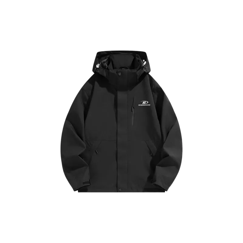 ROBINHOOD Water Resistant Windproof Breathable Warm Water Repellent Windbreaker Jacket Unisex-16