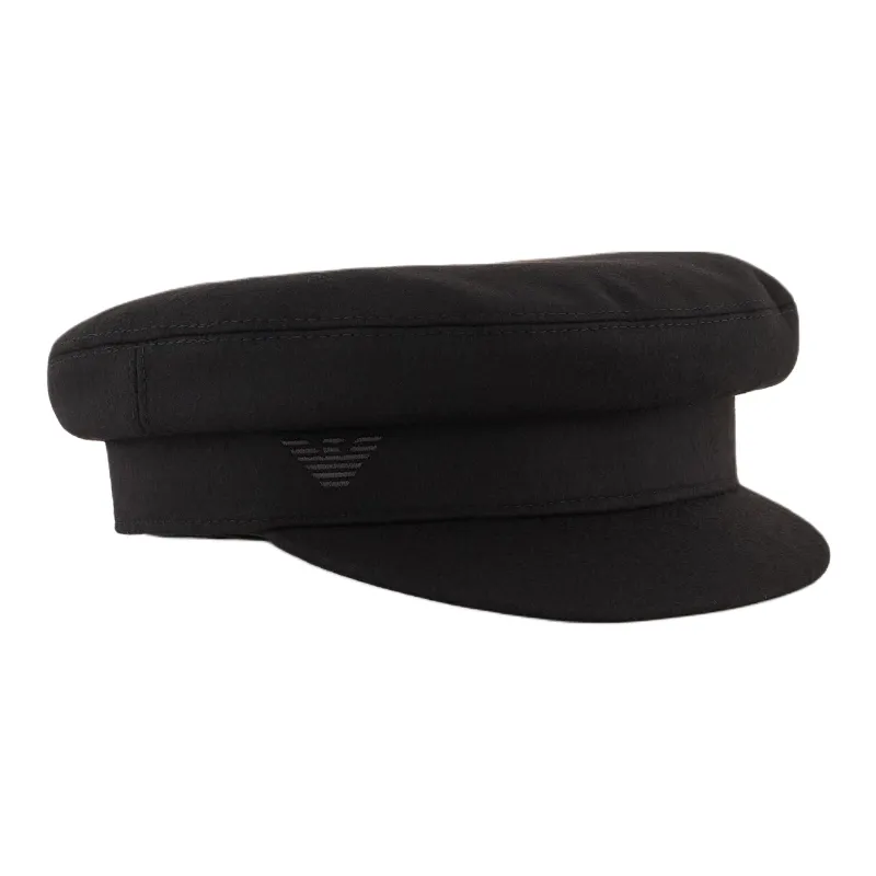EMPORIO ARMANI Wool Cloth Beret With Visor-2