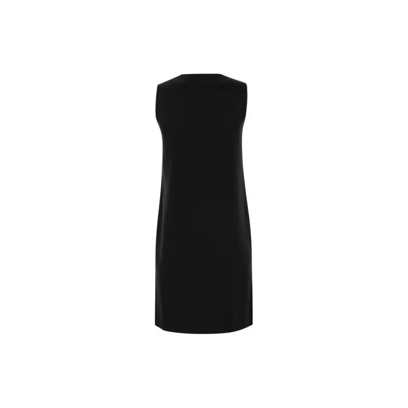 MaxMara Studio Crewneck Sleeveless Midi Dress-1