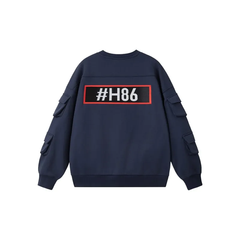 JEFF HAMILTON Sweatshirt Unisex Navy Blue-1