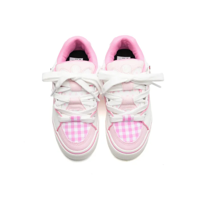 Teddy Bear Collection Coverage Slip Resistant And Abrasion Resistant Low Top Skateboard Shoes Women's-3