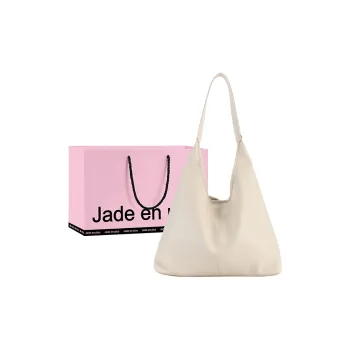 Jade En Plus PU Shoulder Bag Regular Women's White/Black/Pink