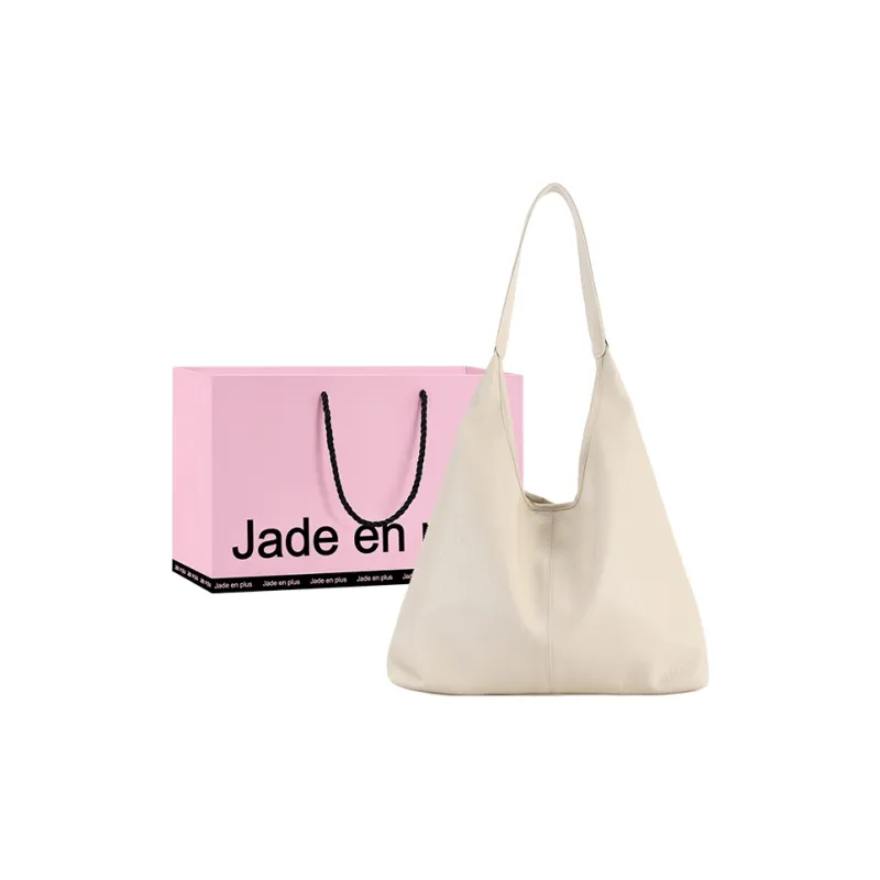 Jade En Plus PU Shoulder Bag Regular Women's White/Black/Pink-0