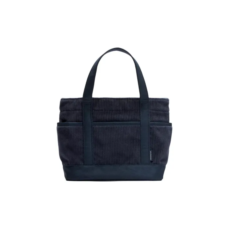 Lululemon Corduroy Tote Bag, Shopping Bag, Handbag Mini Women's Marine Blue-1