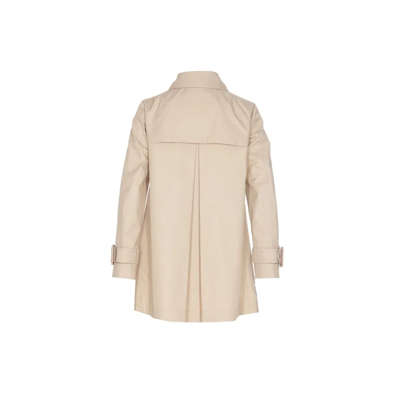 HERNO Long Sleeved Buttoned Trench Coat-1