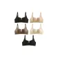 [5 Pcs Set]Champagne White+Coffee+Nude Skin+Black+Black