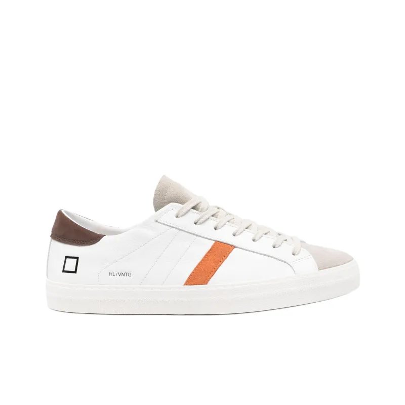 D.A.T.E Hill Low Low-Top Skateboard Shoes Men's White-1