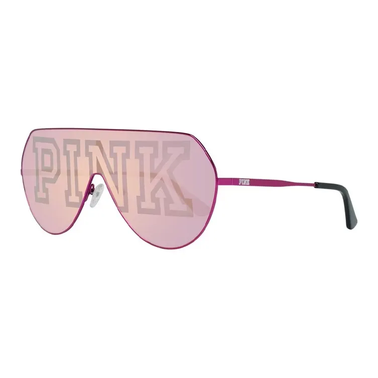Victoria's Secret Irregular Shape Sunglasses Women's Purple-0
