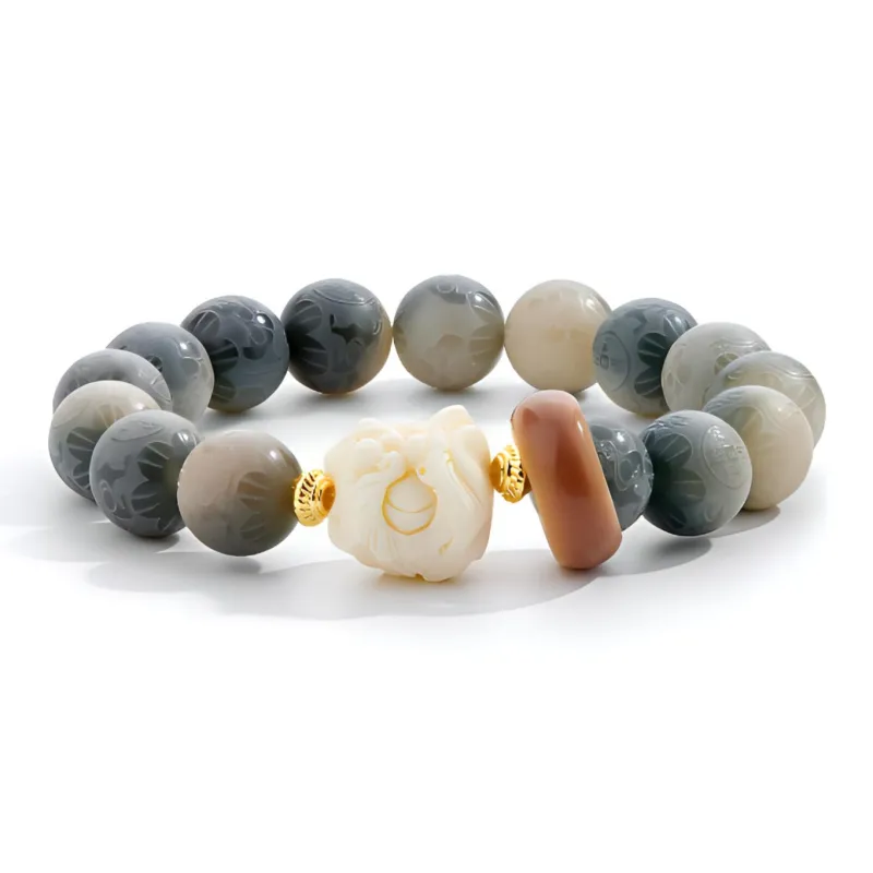 ENFANTIN Ivory Nut Bracelets Unisex-0