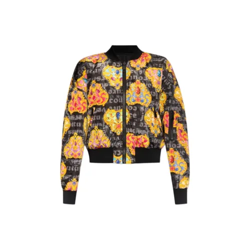 VERSACE JEANS Jackets Coats Women's Black