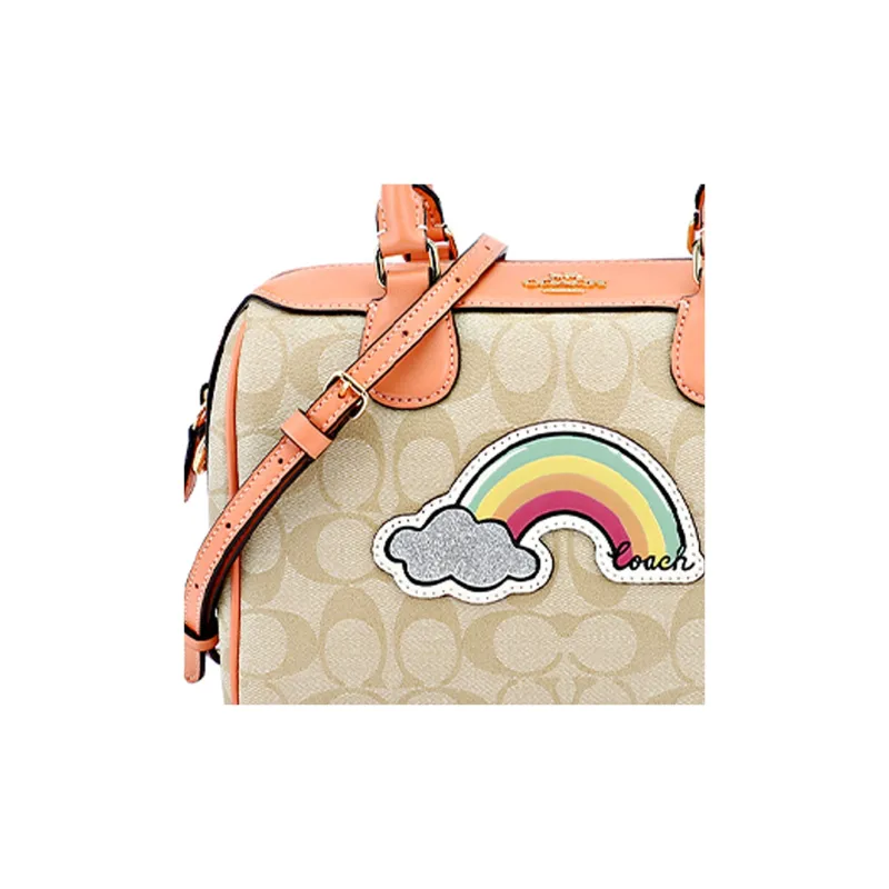 COACH Bennett Women's Khaki Pastel Pink-3