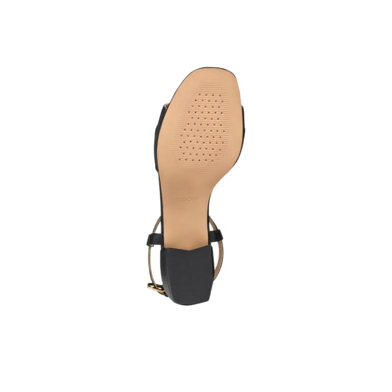 GEOX New Eraklia One Strap Sandals Women's Black-5