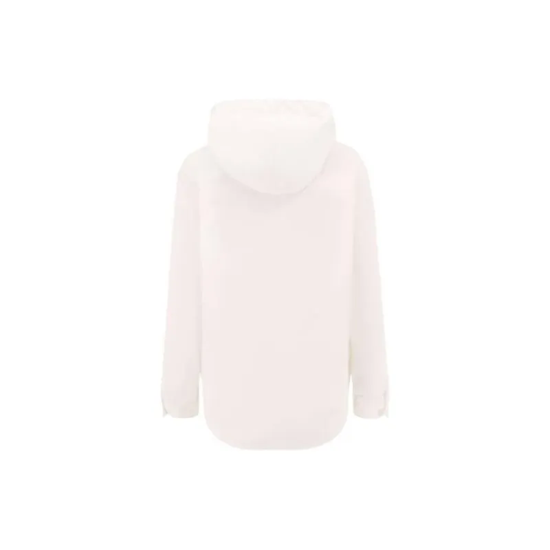 Alaia Straight Cut Hooded Shirt-1