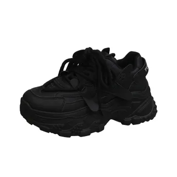 EEueeczs Height Increasing Low Top Chunky Sneakers Women's
