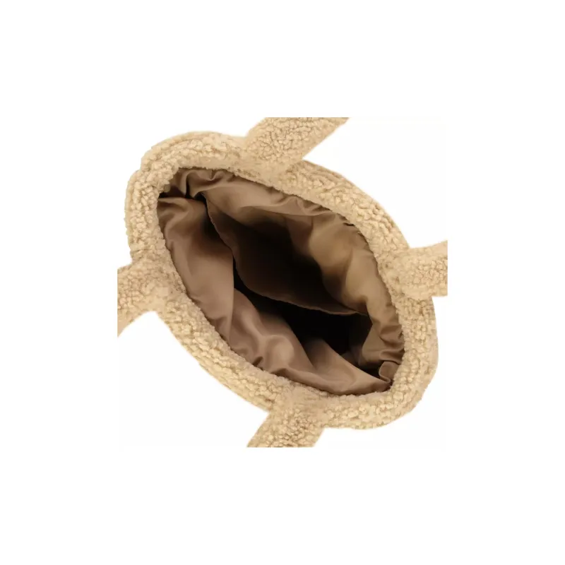 Disney Plush Tote Bag Shopping Bag Handbag Women's Light Brown-2