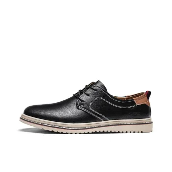 CARTELO Dress Shoes Men Low Top Black/Dark Blue
