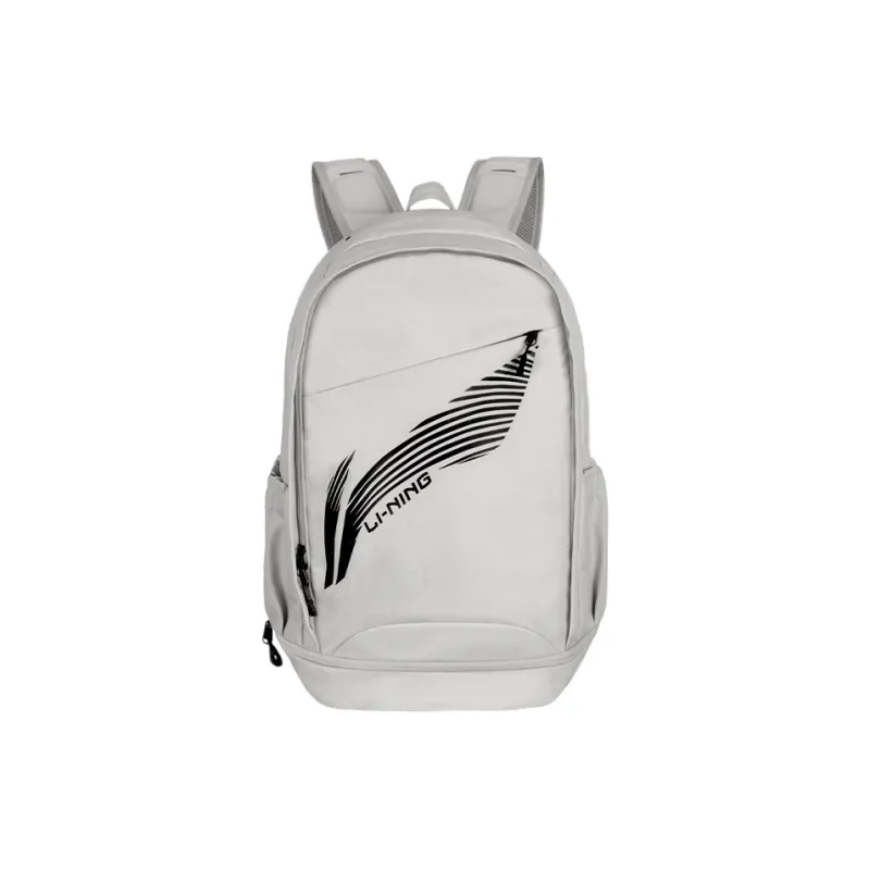 LiNing Polyester Backpack Regular Unisex White & Black-1