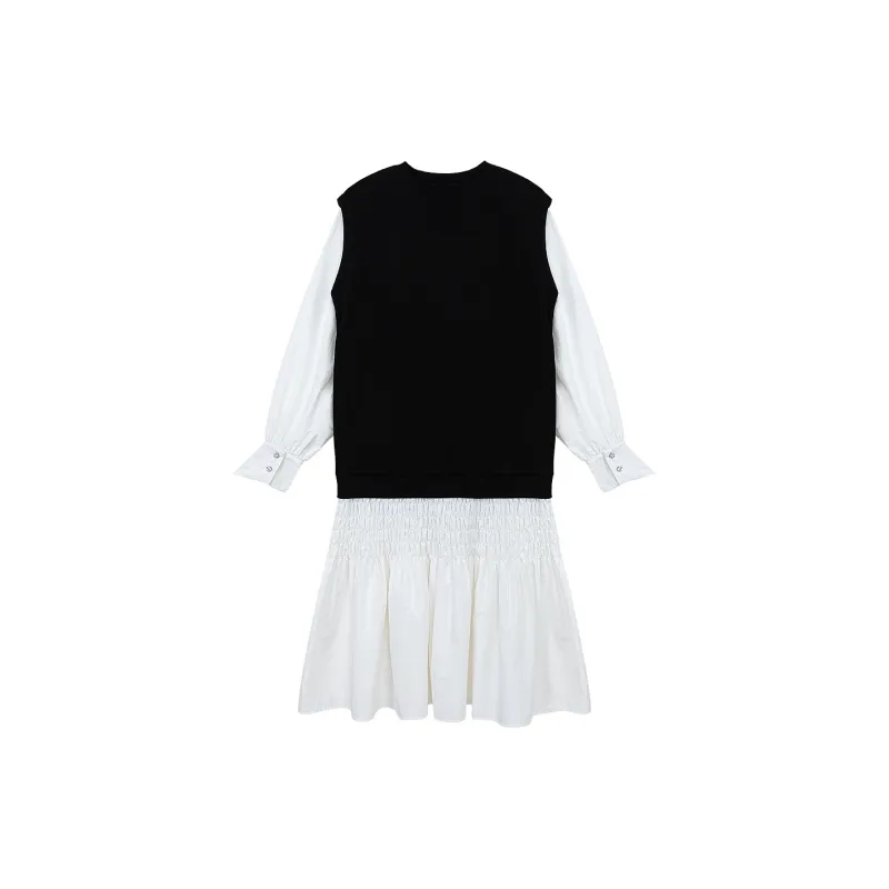 B.Duck Long Sleeved Dresses Women's Black-1