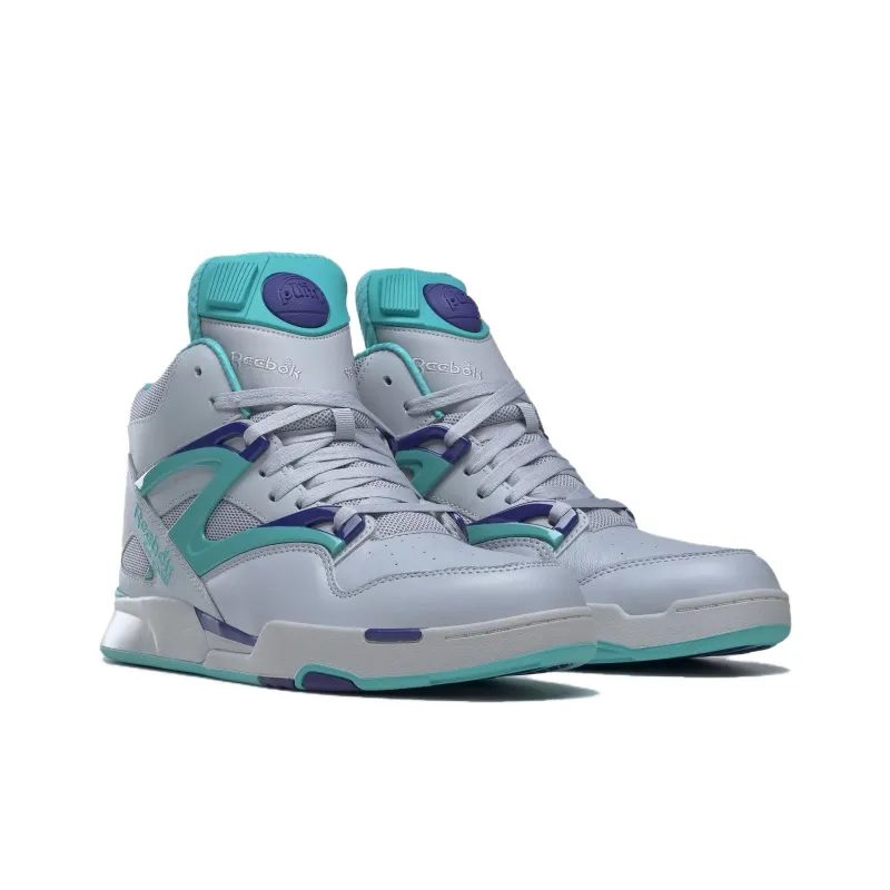 Reebok Pump Omni Zone Ii Bold Purple Classic Teal Cold Grey-2
