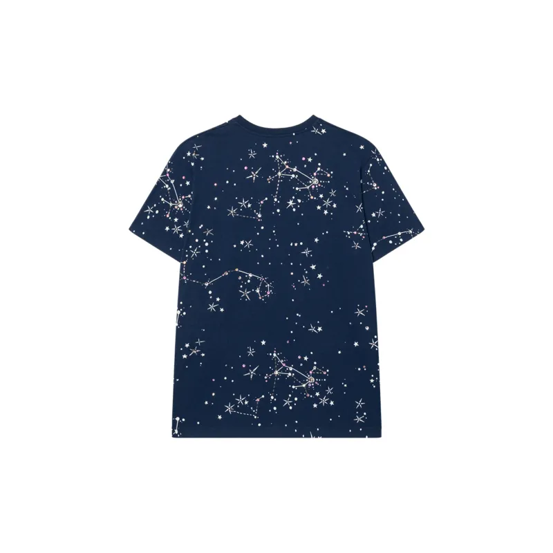 GUCCI Star Logo print Embellished T shirt-1
