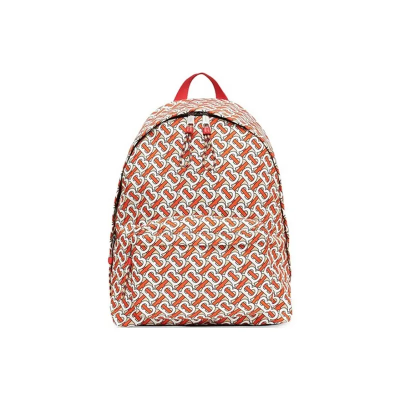 Burberry Cow Leather Backpack Women's Red-0