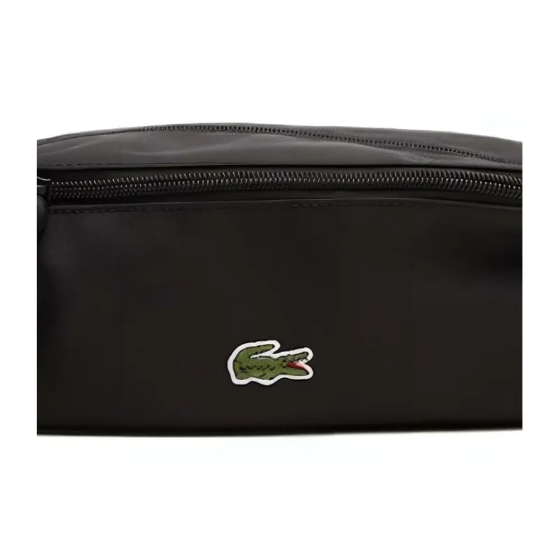 LACOSTE Recycled Polyester Toiletry Bag Regular Unisex Black-4