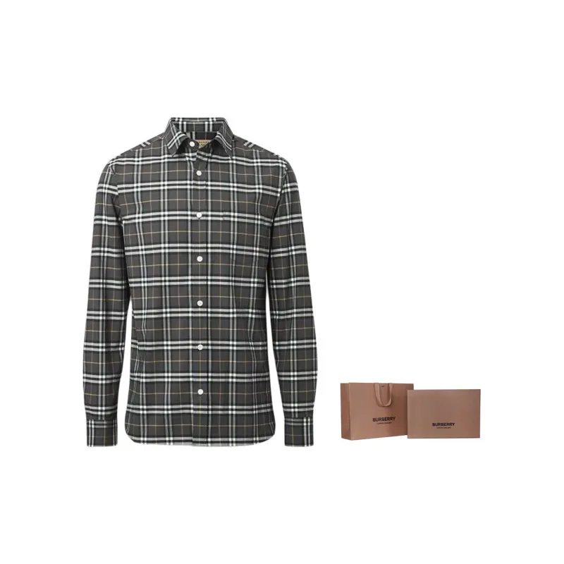 Burberry Shirt Men's Multicolor-3