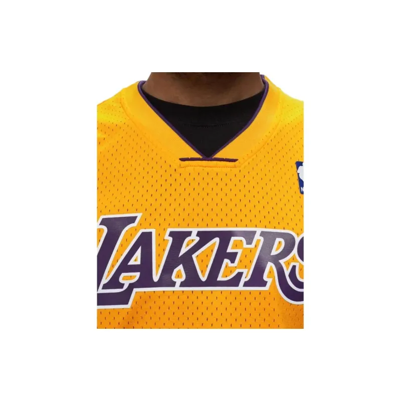 Mitchell Ness 2009/10 Hardwood Classics Pau Gasol Los Angeles Lakers Swingman Jersey-4