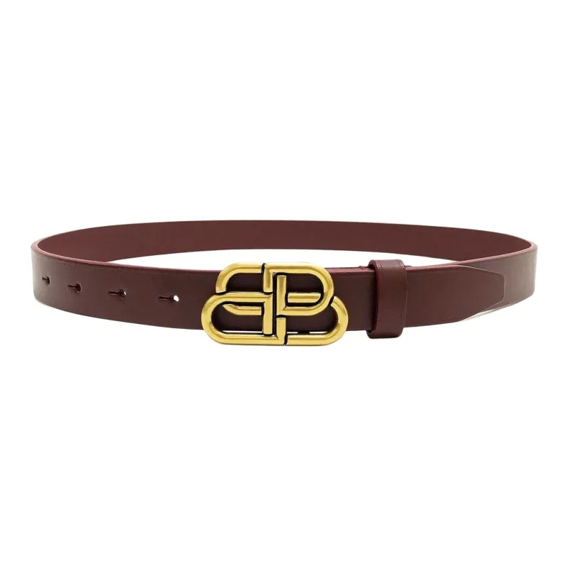 Balenciaga Leather Belts Unisex-0
