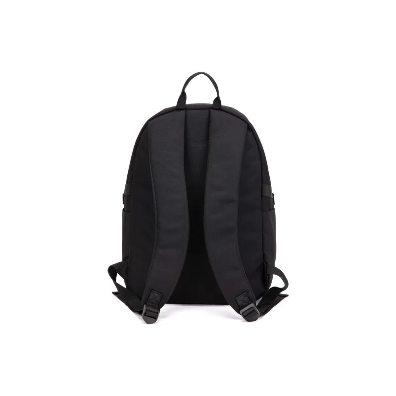 TAKI Nylon Versatile Large Capacity Student Backpack Regular Unisex Black/White/Khaki-10