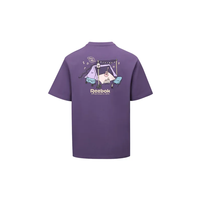 Reebok T Shirts Unisex Purple-1