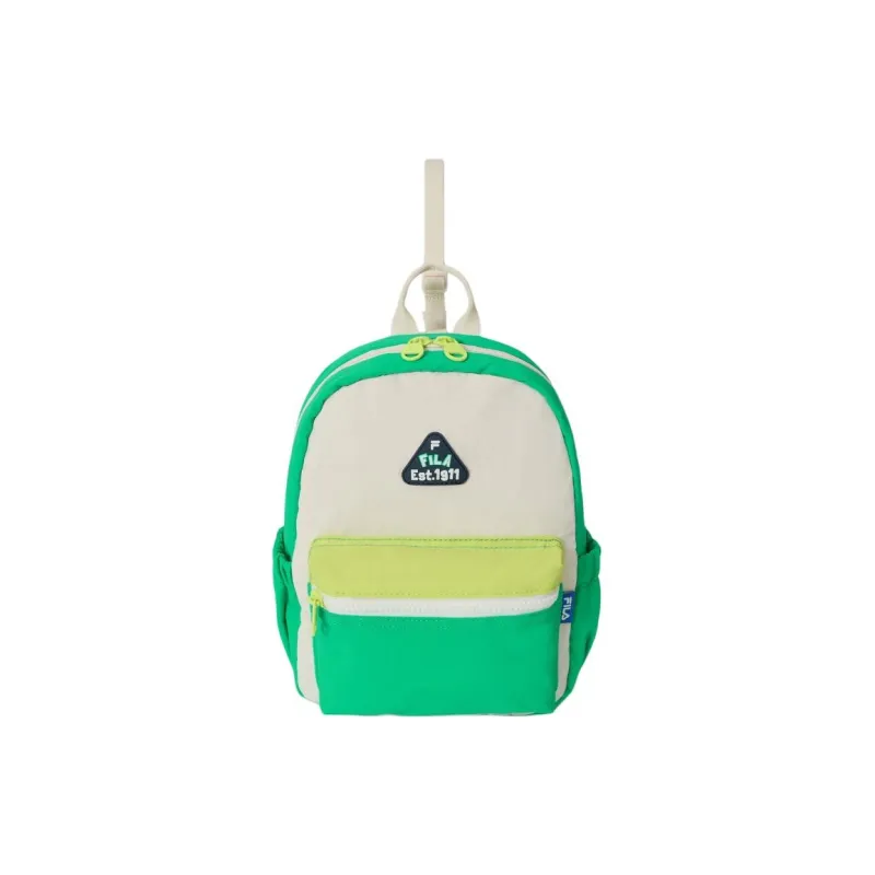 FILA Nylon Backpack Mini Kids' Green & White-1