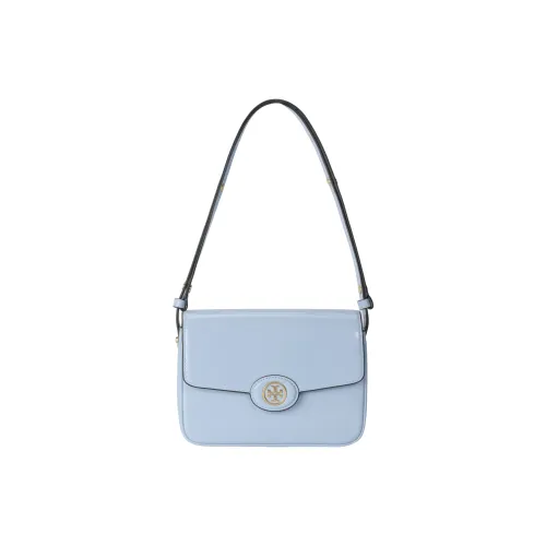 TORY BURCH Robinson Patent Leather Crossbody Bag Shoulder Bag Women's Blue
