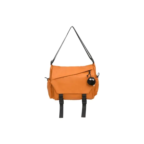 GOBLIN SHARKS 1759 Membrana Dermalis Backpack Crossbody Bag Regular Unisex Orange/Gray/Black/Khaki/Pea Green