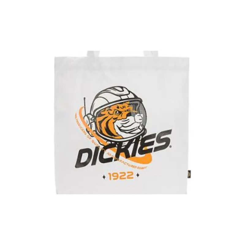 Dickies Fabric Tote Bag Shopping Bag Handbag Shoulder Bag Regular Unisex White-4