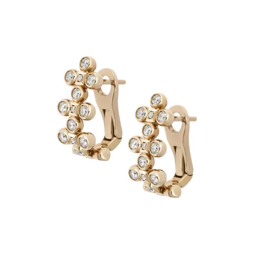 GIORGIO ARMANI Gioia Earrings In 18k Gold And Diamonds