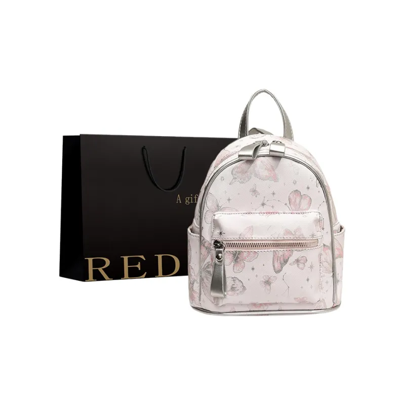 REDOO Pu Backpack Women's Diamond Pattern Blue, Diamond Pattern Beige Yellow, Butterfly Silver, Butterfly Pink-15