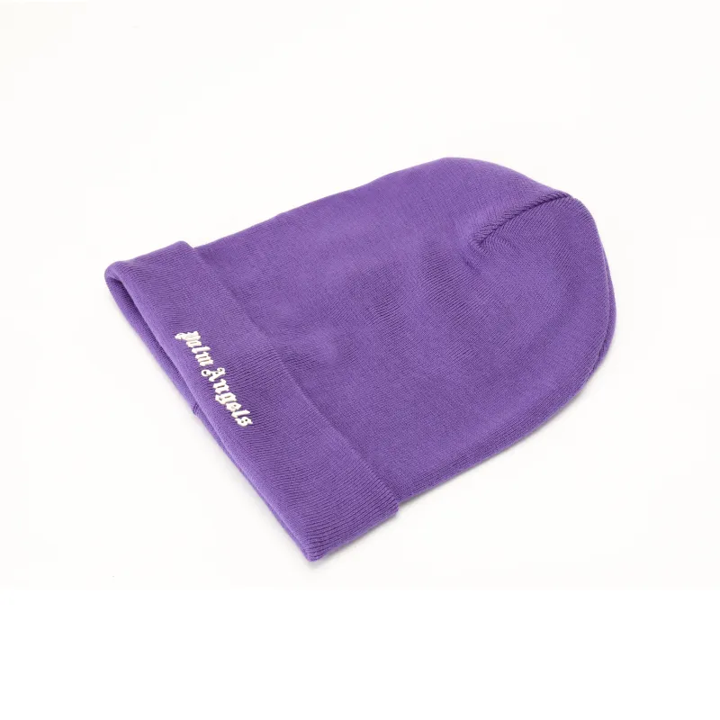 PALM ANGELS Beanies Men Purple-1